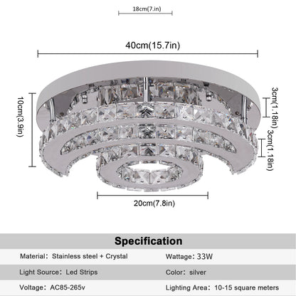 Crystal Led Ceiling Lamp Modern Chandelier Bedroom Living Dining Room Pendant Light Moon Sun Designed Decor Fixture Home Lustre