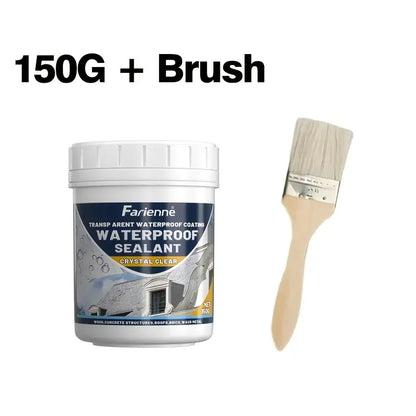 150g transparent waterproof sealant, RV super strong invisible sealant - a multifunctional water leakage repair coating suitable