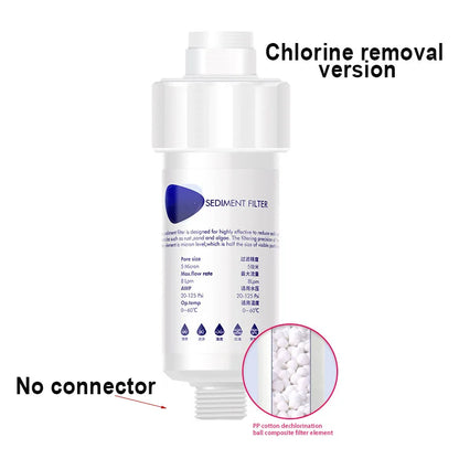 Water Filter Purifier Shower Washing Machine Filter Under Sink Water Filtration System Tap Water Pre-chlorine Removal Filter