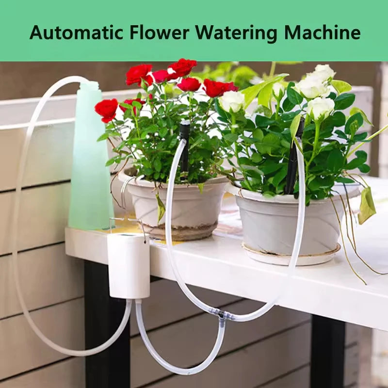 4/8/16 Head Self-Watering Kits Intelligent Drip Irrigation Automatic Watering System Kits Plant Watering Spike Device Water Drip