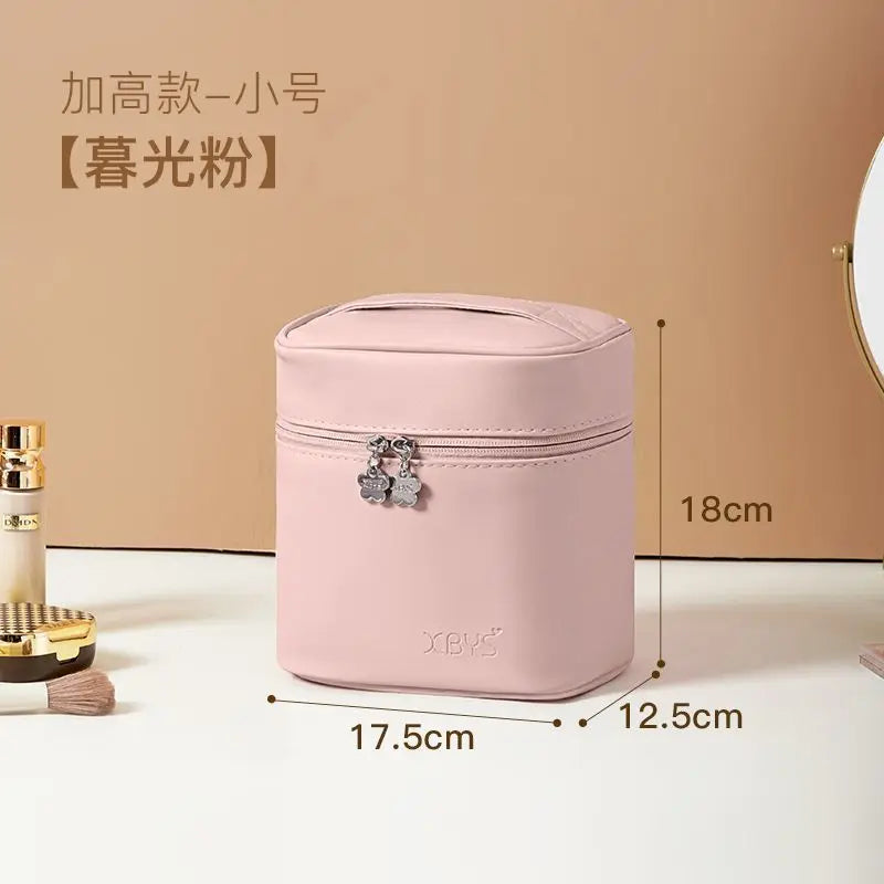 New Cosmetics Organizer Vertical Large-capacity Cosmetic Bag Deep Portable Handheld Waterproof Out Wash Storage Bag