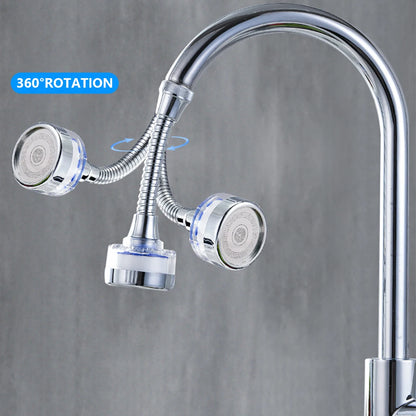 Kitchen Faucet Water Filter Pressurized Sink Filter Water Purifier 360° Tap Splash Proof Faucet Aerator Extender for Bathroom