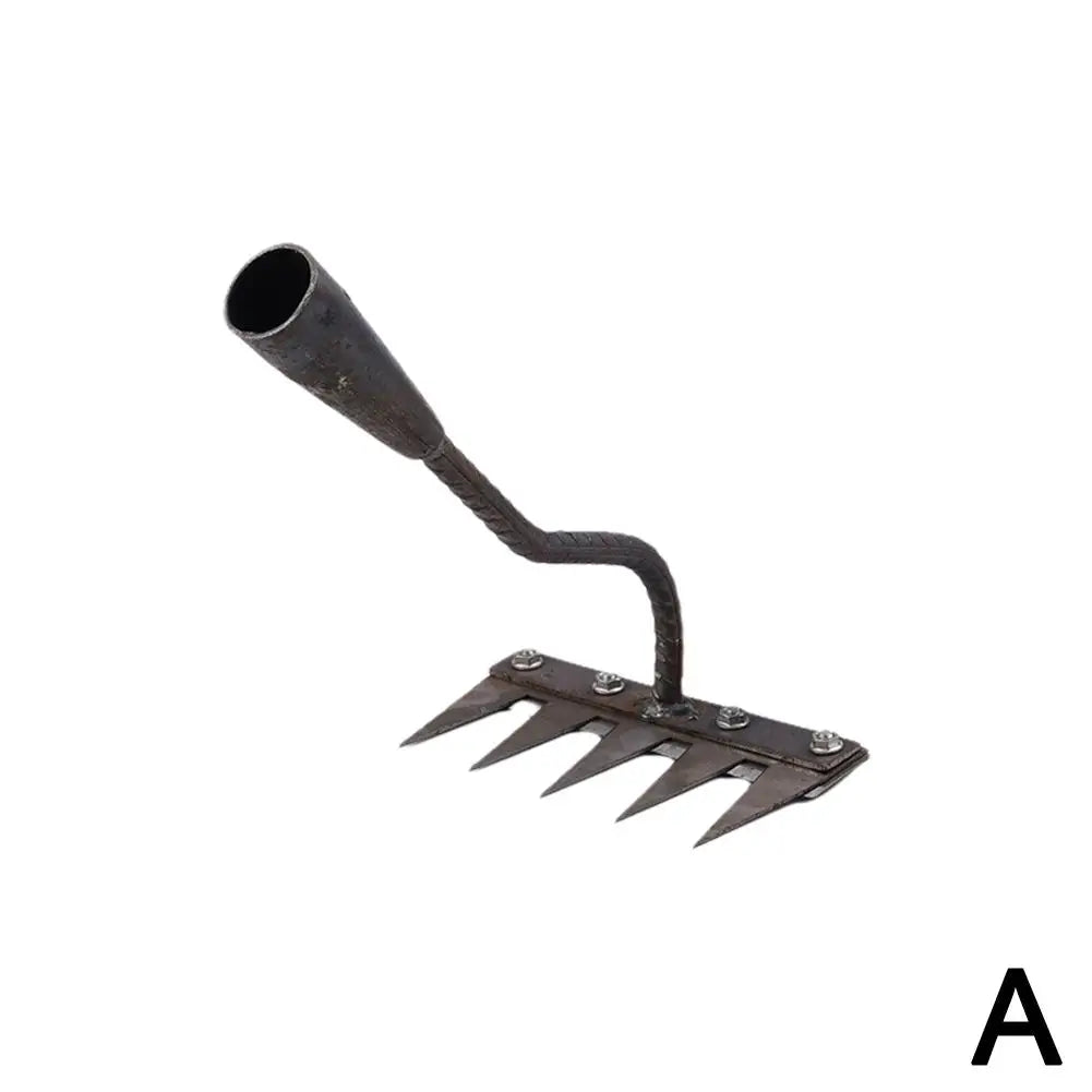 5/6/7/8 Garden Hoe Weeding Tool Digging Wild Vegetables Weeding Loosening Soil Agricultural Farm Tools Menggang Rake