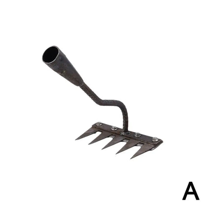 5/6/7/8 Garden Hoe Weeding Tool Digging Wild Vegetables Weeding Loosening Soil Agricultural Farm Tools Menggang Rake