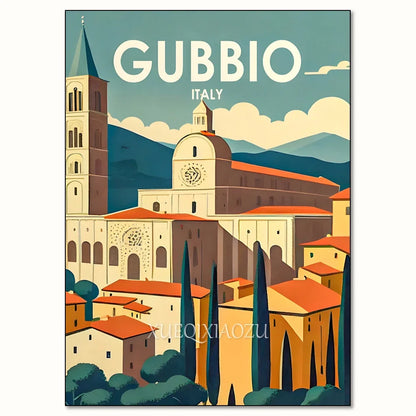 Urban Architecture Diamond Painting Kit Morocco Spain Street View DIY Full Round Mosaic Embroidery Home Decoration for Beginners