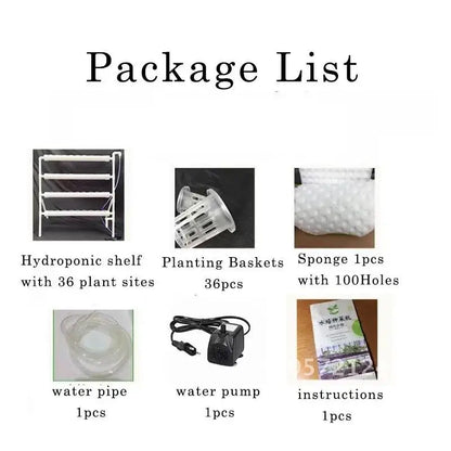 36 Sites Plant Anti Systems Grow Kit Nursery Pots Culture Soilless Planter Vegetables Pest Garden Cultivation Indoor Hydroponic