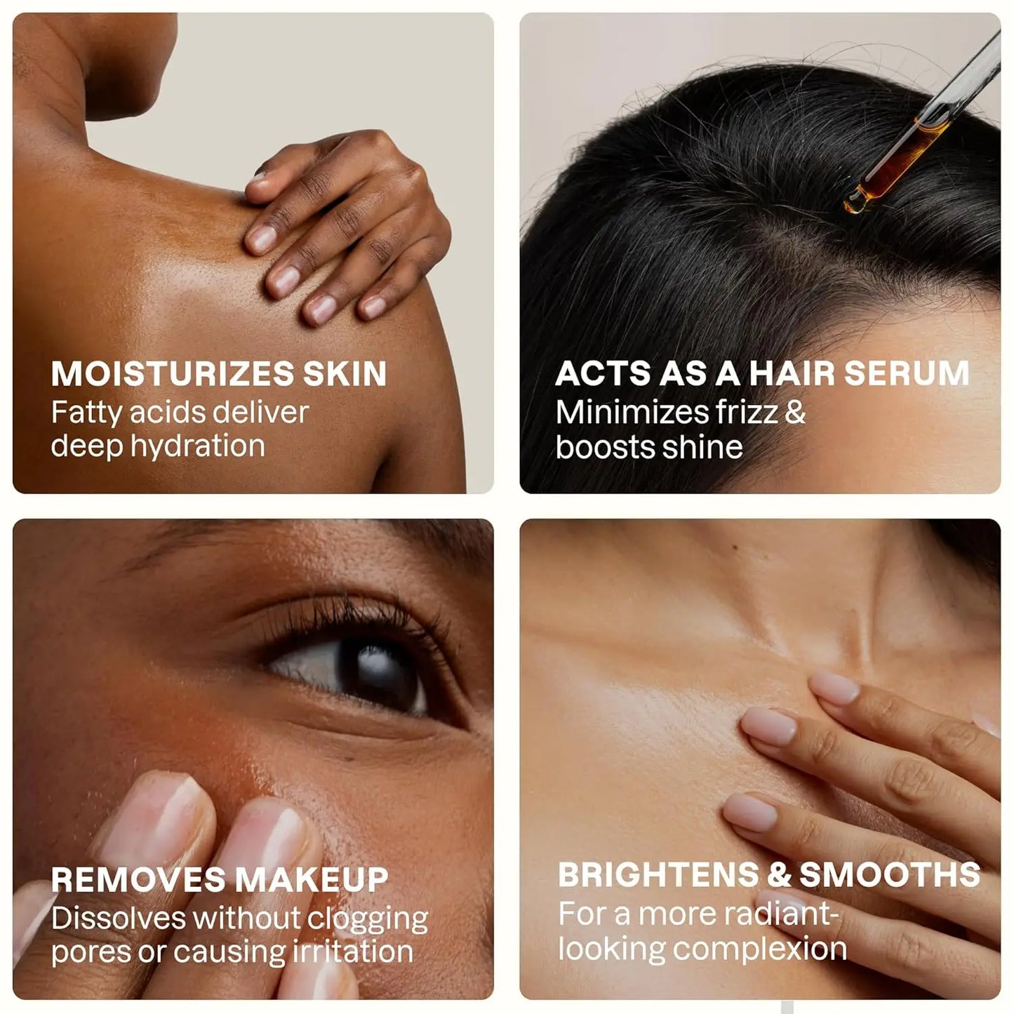 Organic Rosehip Oil Antioxidant Improve Fine Lines Wrinkles Firming Lifting Repair Moisturizer Nourish Smooth Hair Skin Care Oil