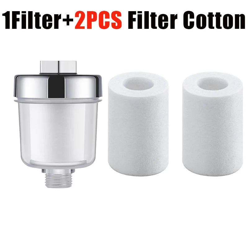 Water Outlet Purifier Kit Universal Faucet Filter Kitchen Bathroom Shower Filter Transparent Bathroom Filtration System For Home
