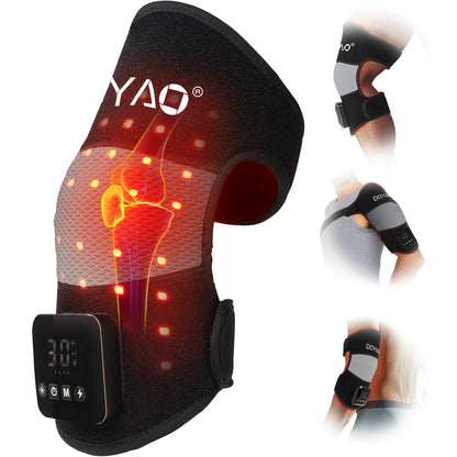DGYAO Red Light Therapy Knee Massager for Men and Women Portable and Rechargeable