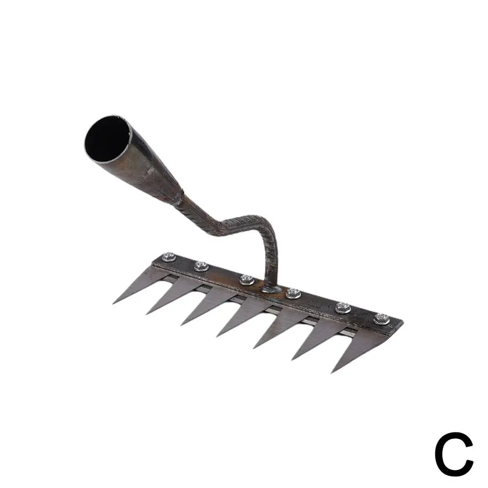 5/6/7/8 Garden Hoe Weeding Tool Digging Wild Vegetables Weeding Loosening Soil Agricultural Farm Tools Menggang Rake