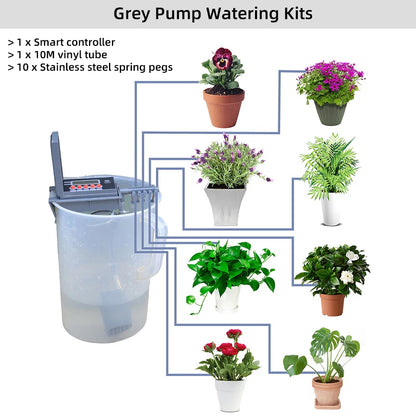 Automatic Micro Home  Drip Irrigation Watering Kits System Sprinkler with Smart Controller for Garden,Bonsai Indoor Use #22018