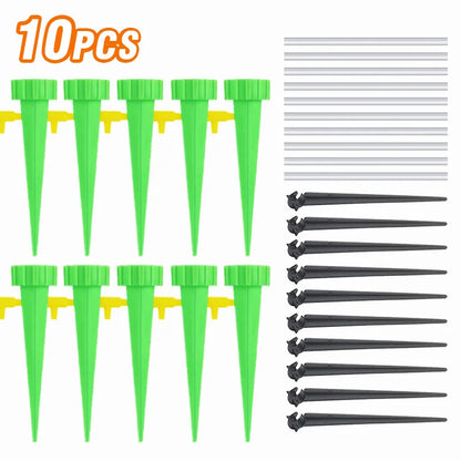 Drip Irrigation Kit For Pots Automatic Garden Plants Watering System Houseplants Waterer Greenhouse Flowers Adjustable Drippers