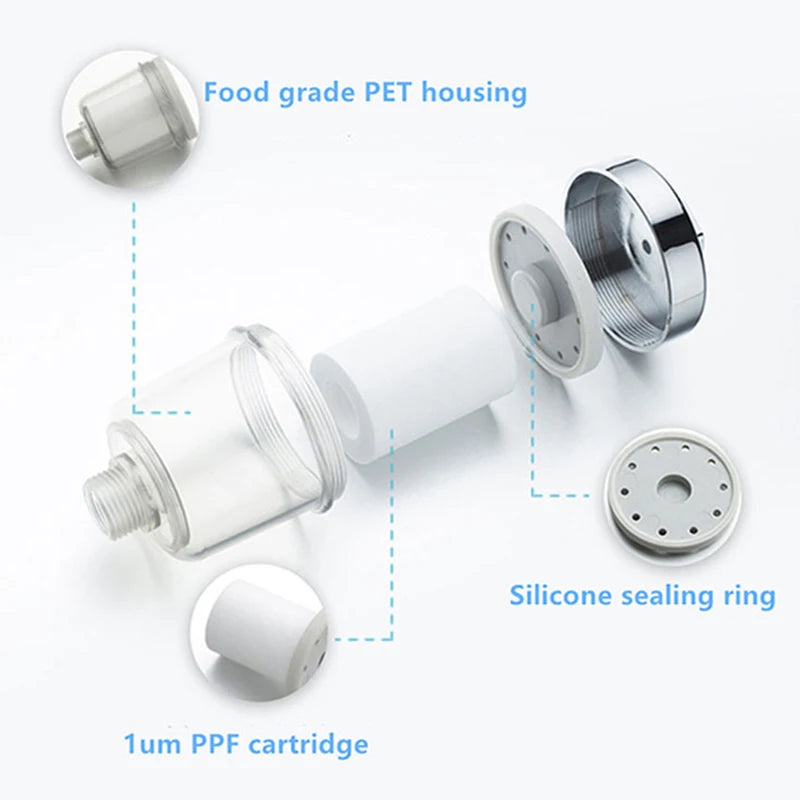 Water Purifier Filter Tap Universal For Kitchen Bathroom Shower Household Filter PP Cotton High Density Practical