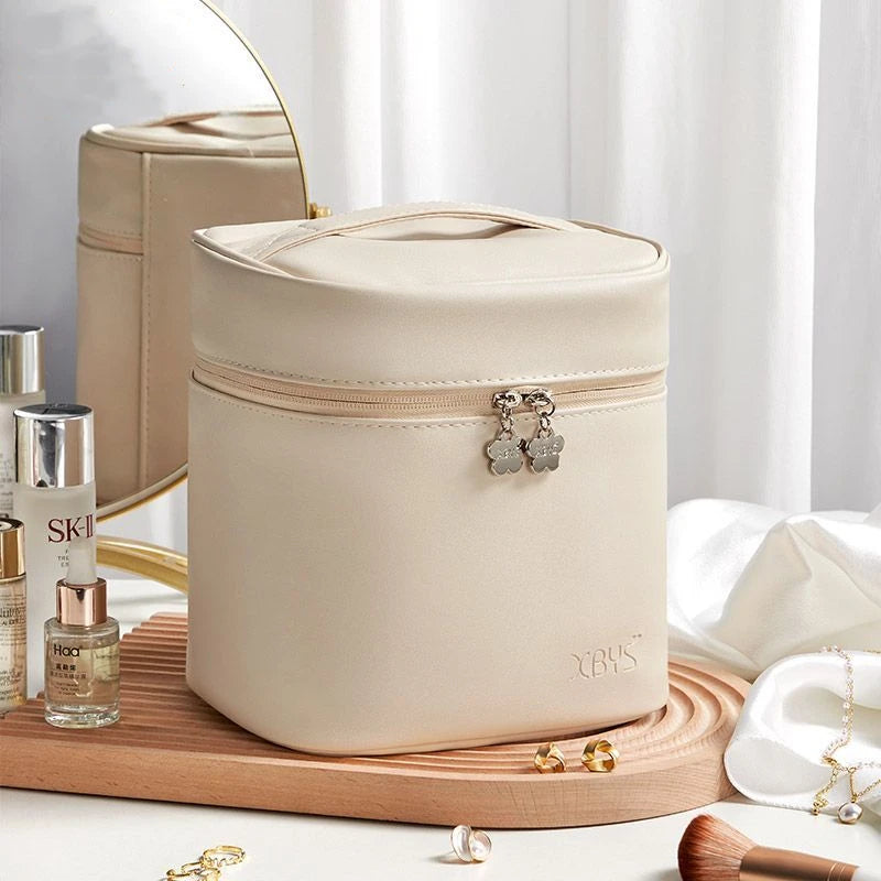 New Cosmetics Organizer Vertical Large-capacity Cosmetic Bag Deep Portable Handheld Waterproof Out Wash Storage Bag