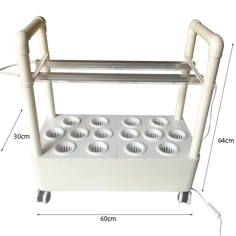 Greenhouse Soilless Hydroponic System Equipment Indoor Vegetable Flower Pot Vegetable Planting Balcony Modular Vertical Garden
