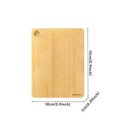 Bainison Natural Bamboo Cutting Board for Kitchen & Outdoors – Durable, Non-Slip Surface for & Pet Food Preparation