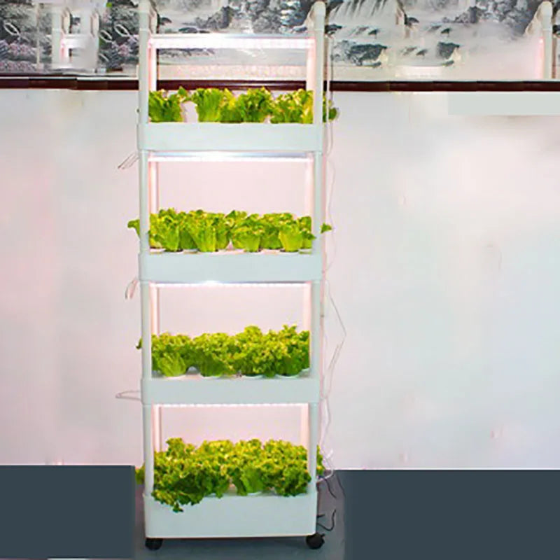 Greenhouse Soilless Hydroponic System Equipment Indoor Vegetable Flower Pot Vegetable Planting Balcony Modular Vertical Garden