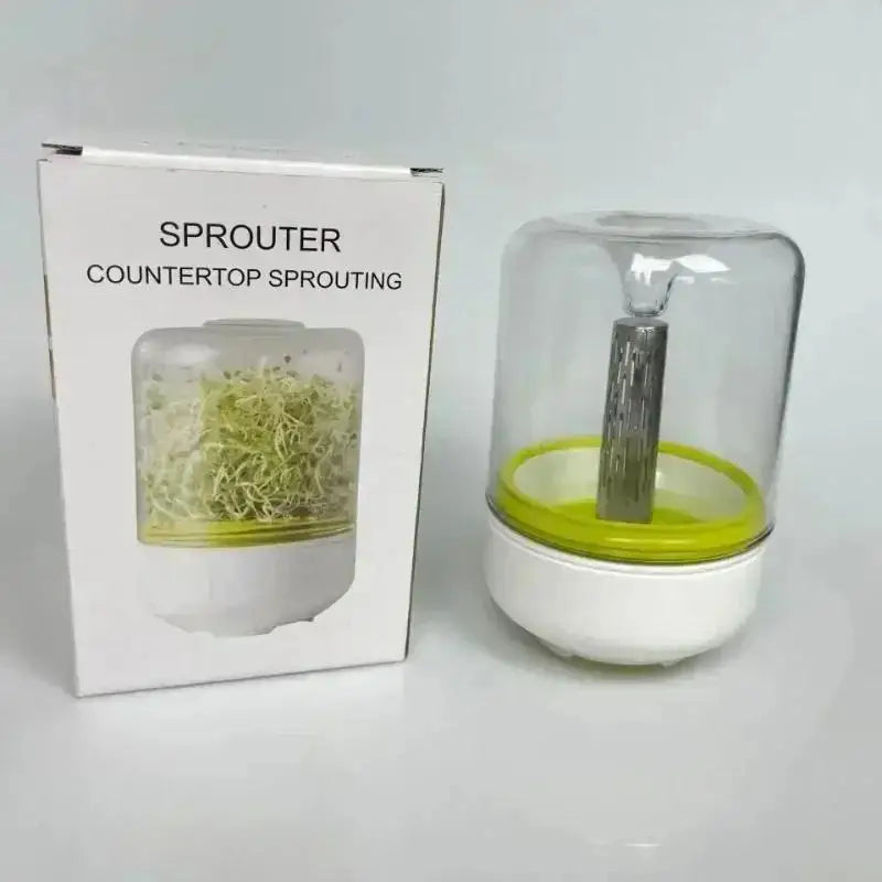 New 1Pcs Countertop Sprouter Sprouts Growing Kit Reusable Household Kitchen Bean Plants Sprouting System Seeds Crop Container