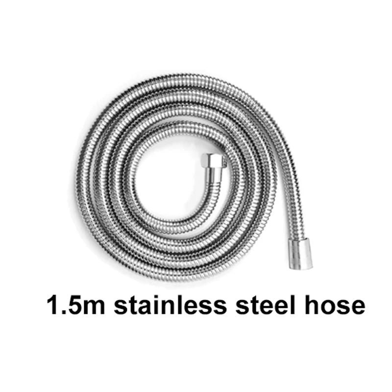 1pc Filtered Shower Head ABS High Pressure Water Saving Spray Handheld Clear Showerheads with With Filter Beads for Bathroom