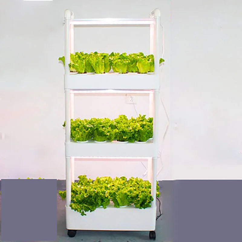 Greenhouse Soilless Hydroponic System Equipment Indoor Vegetable Flower Pot Vegetable Planting Balcony Modular Vertical Garden