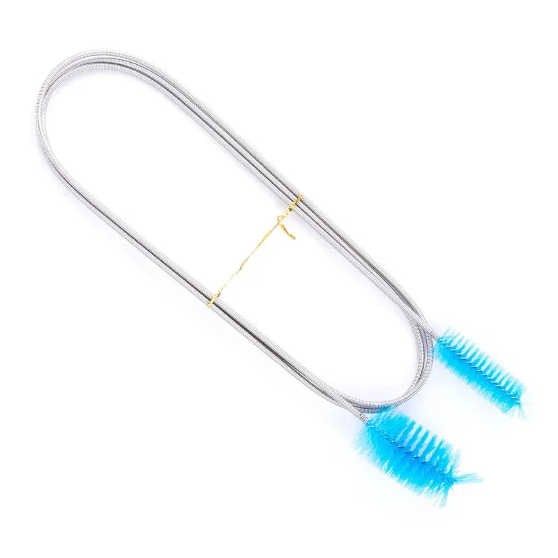 Aquarium Accessories Tank Cleaner Water Filter Flexible Double Ended Hose 90/155/200cm Pipe Cleaning Brush Nylon Air Tube