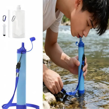 Outdoor Camping Emergency Water Filter, Outdoor Life Emergency Filtration, Direct Drinking, Individual Water Purifier, Steriliza