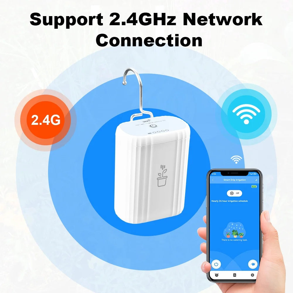 Tuya WIFI Intelligent Drip Irrigation Automatic Watering Pump System Kits Flowers Plants Home Sprinkler Drip For Garden Tools