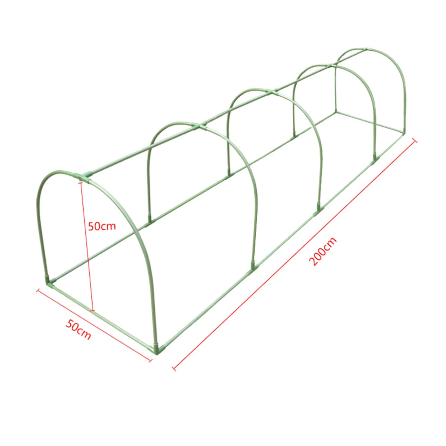 Garden Grow Plant Seed Home Tunnel Nursery with Iron Frame and PVC Cover Rainproof for Backyard Mini Greenhouse DIY Assemble Kit