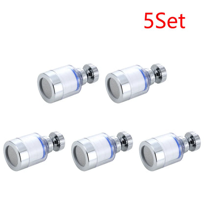 2-40PCS Faucet Water Clean Filter Purifier 360 Degree Rotating Splash Filters Faucet Adapter Water Saving for Household Kitchen