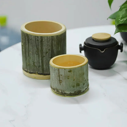 Bamboo tube milk tea cup, ice cream cup, fresh bamboo cup, large diameter bamboo, water cup, home decoration