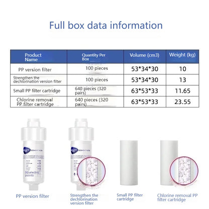 Water Filter Purifier Shower Washing Machine Filter Under Sink Water Filtration System Tap Water Pre-chlorine Removal Filter