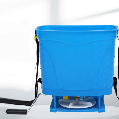 Manual Manure Spreader Hand Crank Seeder Corn and Vegetable Fertilizing Tool for Garden Knapsack Fruit Trees Vegetables Farm