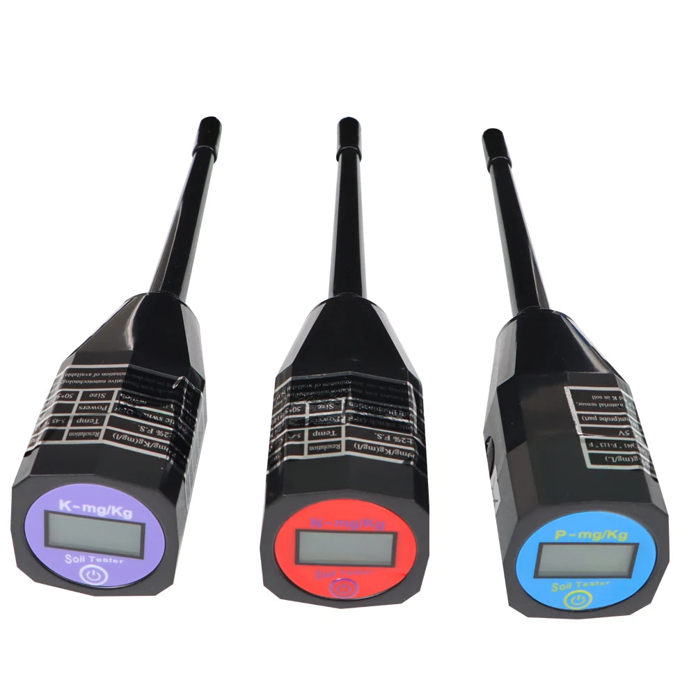 JUANJUAN Soil Test Kit Soil NPK Meter High Precision Probe Soil Analyzer Nitrogen Phosphorus Potassium Tester for Garden Plant