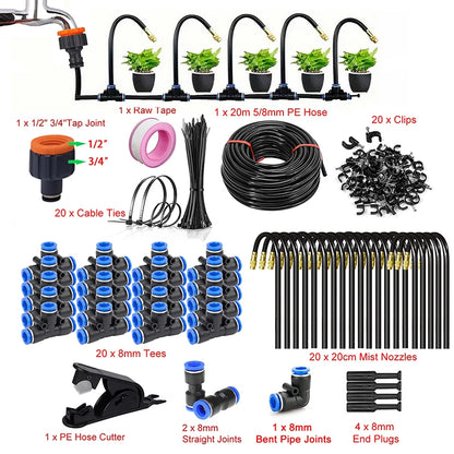 Universal Sprinkler Irrigation Watering Kits For Watering Vegetable , Flowers, Aquaculture, Cooling And Landscaping Irrigation