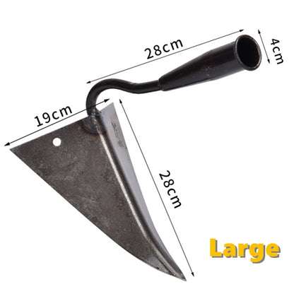 Farm Tools Hoes Household Vegetable Planting Triangle Furrow Hoe Small Tip Hoe Agricultural Land Turning Loose Soil Triangle Hoe