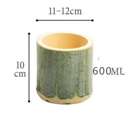 Bamboo tube milk tea cup, ice cream cup, fresh bamboo cup, large diameter bamboo, water cup, home decoration