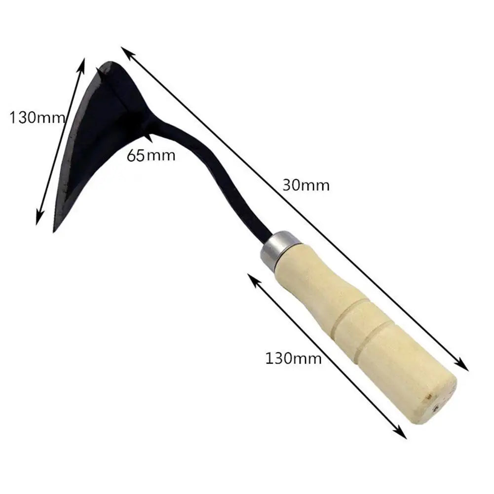 Farm Tools Hoes Triangle Furrow Hoe Household Agricultural Weeding Hoe Planting Vegetable Gardening Loosening Soil Weeding Tools