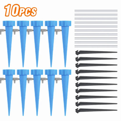 Drip Irrigation Kit For Pots Automatic Garden Plants Watering System Houseplants Waterer Greenhouse Flowers Adjustable Drippers