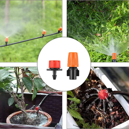 50M Micro Drip Irrigation System Automatic Plant Watering Kit with Adjustable Drippers & Hose - Outdoor Garden Misting Tools