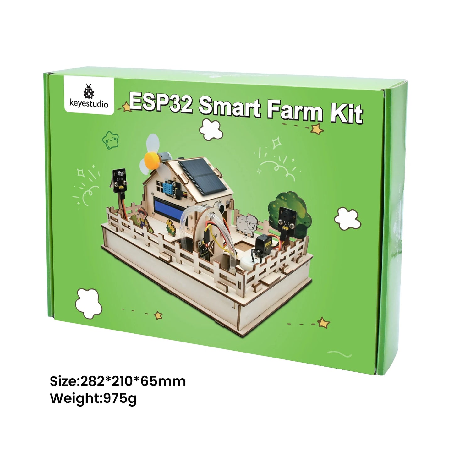 Keyestudio ESP32 Smart Farm Kit IOT Kit With ESP32 Board For Arduino Scratch 3.0 Graphical Programming DIY Smart Starter Kit