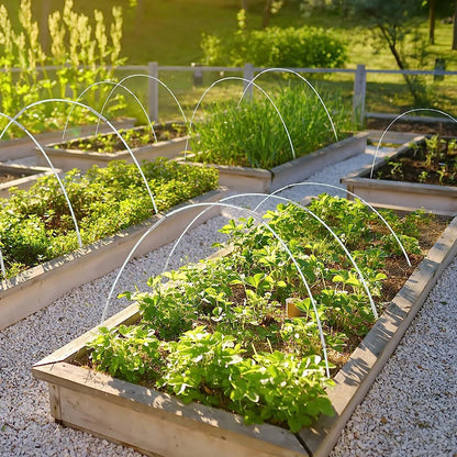 Greenhouse Hoops,Garden Hoops for Raised Bed,Super Bendable Fiberglass Support Hoops Frame, Small Garden Tunnel Hoops
