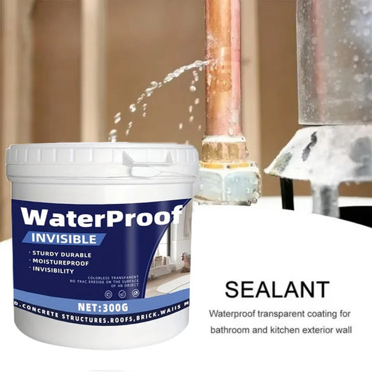 100/300g MultiFunctional Waterproof Sealant-Fast Drying,Strong Adhesion,Odorless and Transparent,Durable in High for Roof,Timber