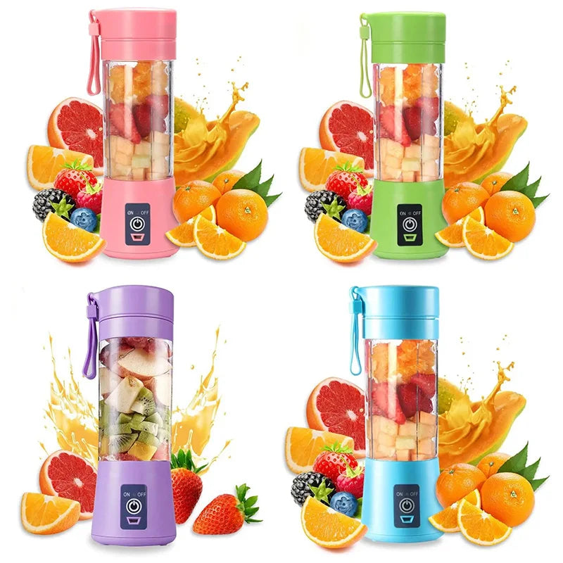 Smoothie Machine Electric Household Juice Maker Wireless Rechargeable Usb Mini Hand Portable Fruit Blender