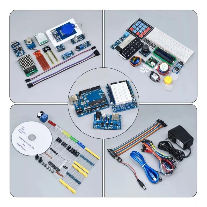 Full Version Starter Learning Kit for Arduino Programming Project DIY Electronics Laboratory Smart Beginner Kit for Arduino IDE