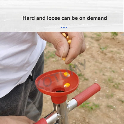 Manual Granular Fertilizer Applicator  for Farm Corn Cane Plants Garden with Backpack Bag