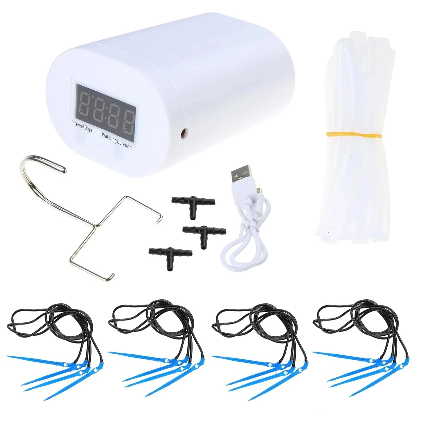 4/8/16 Head Self-Watering Kits Intelligent Drip Irrigation Automatic Watering System Kits Plant Watering Spike Device Water Drip