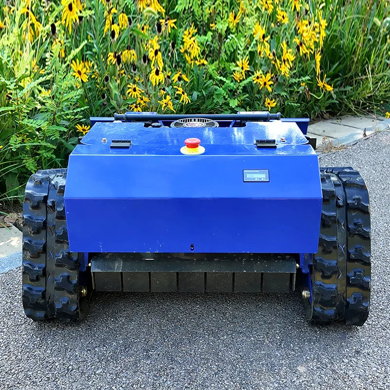 Customized New Arrival Mini Farm 550mm RC Home Robotic Power for Grass Cutting Crawler Lawn Mower