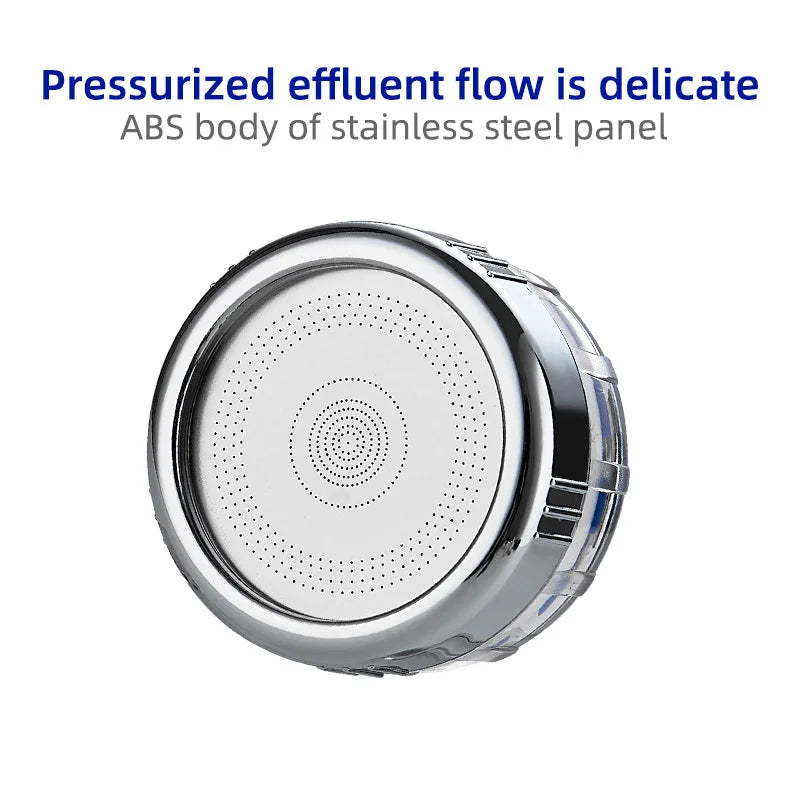 360° Faucet Water Filter Pressurized Sink Filter Water Purifier Kitchen Bathroom Tap Splash Proof Faucet Aerator Extender