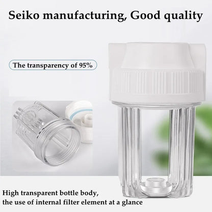 5 Inch Transparent Bottle Water Purifier Pre-filter Water Dispenser Primary Filter Bucket Water Purification Machine Accessories
