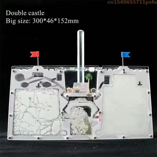 Ant Farm Castle: Diy Clear Acrylic Habitat For Live Ants - Complete Tool Kit | Educational Toy For Ant Colony Observation